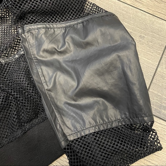 Yrstrly Black Mesh 14th Street Zip Up Hoodie - Picture 12 of 12